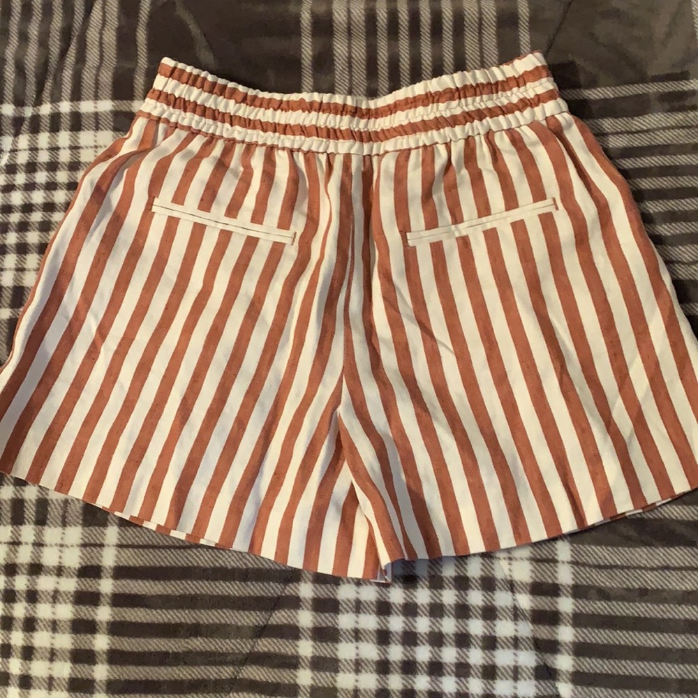 HP!! πNWOT Zara striped Shorts - Picture 3 of 3